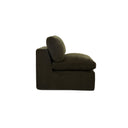 Cates Slipper Chair Dark Green
