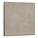 Flutter Framed Painting Cool Beige