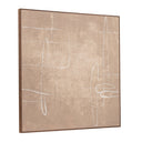 Notion Framed Painting Brown