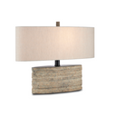 Merla Rustic Oval Table Lamp
