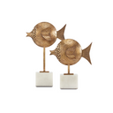 Brass Fishes Set