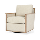 Norman Swivel Accent Chair Natural