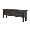 Lahey Reclaimed Pine 11 Drawer Console Table | Floor Model