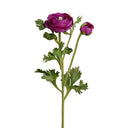 Ranunculus Spray, 14.5" - Purple