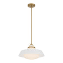 Xander 16'' Vibrant Gold + White Pendant