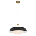 Xander 20'' Vibrant Gold + Matte Black Pendant