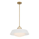 Xander 20'' Vibrant Gold + White Pendant