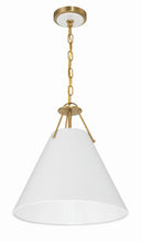 Xavier 16'' Vibrant Gold Pendant