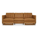 Bridgers Power Recliner Sofa Tan Leather