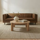 Woods Sofa Brown Leather