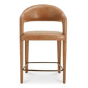 Martens Counter Stool Brown Leather