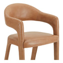 Martens Bar Stool Brown Leather