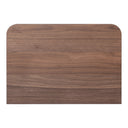Round Off Small Nightstand Walnut