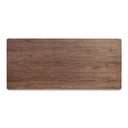Round Off Small Dining Table Walnut Brown