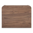 Round Off Tall Nightstand Walnut Brown
