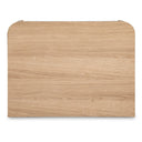 Round Off Tall Nightstand Natural Oak