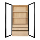 Charlotte Tall Cabinet Black