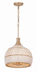 Zanzibar 14'' Soft Gold Pendant