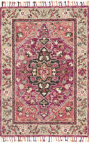 Loloi | Zharah Collection | Raspberry / Taupe | ZR-05