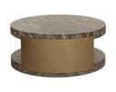 Cavette Coffee Table - Marble Look - Dark Emperador
