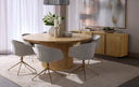 Kalla Dining Table - Round - Rustic Oak - 68"