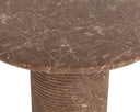 Riva Dining Table - Marble Look - Mocha - 43"