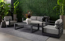 Tavira Sofa - Charcoal - Lanikai Salt And Pepper