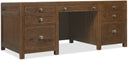 Driftwood Executive Desk | Worn Saddle