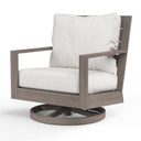 Laguna Swivel Club Rocker in Canvas Flax, No Welt
