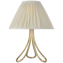 Jeanne 13" Cordless Accent Lamp | Gild | Silk Pleated Shade