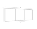 Zen Garden (Set Of 3) - 30" X 30" - Black Floater Frame
