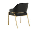 Malachi Dining Armchair - Cantina Black