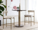 Seneca Counter Stool - Antique Brass - Danny Ivory