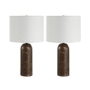 Dorato Table Lamp | Brown Travertine