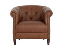 Marjorie Lounge Chair - Cognac Leather