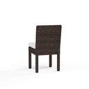Montecito Armless Dining Chair in Canvas Flax w/ Self Welt