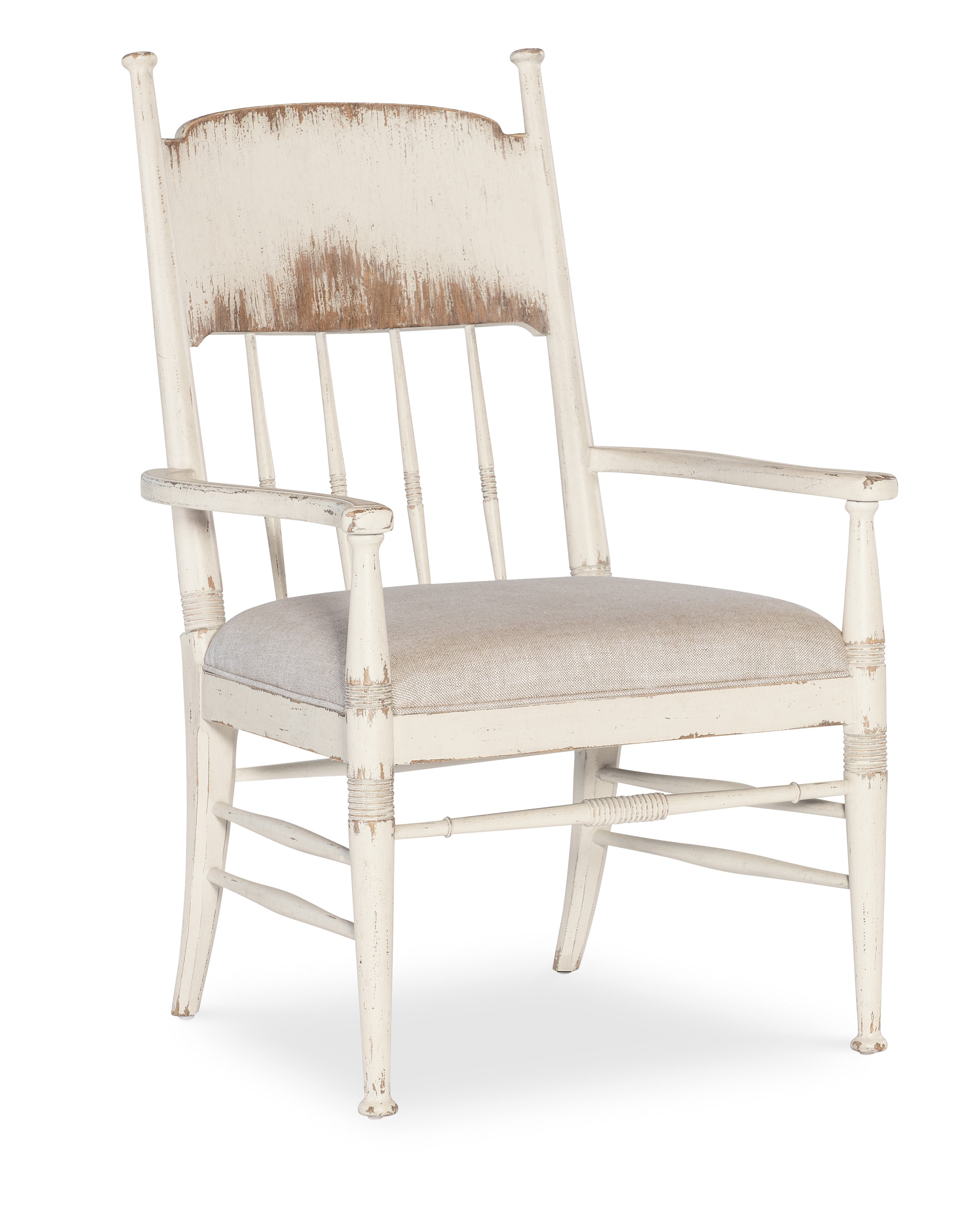 Americana Upholstered Seat Arm Chair – West of Main