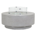 Gravelstone Round Fire Table w/ Glass Surround