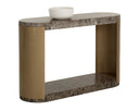 Cavette Console Table - Marble Look - Dark Emperador