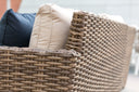Havana Club Chair in Canvas Flax w/ Self Welt