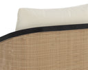 Palermo Lounge Chair - Charcoal - Stinson Cream