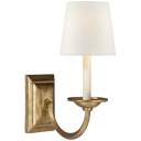 Flemish Single Sconce - Gilded Iron | Overstock