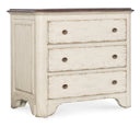 Americana Three-Drawer Nightstand | Antique Bronze
