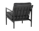 Gilmore Lounge Chair - Black - Black Leather