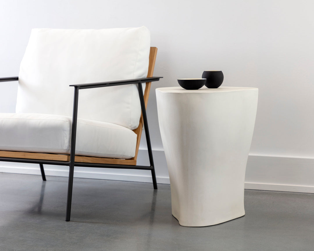 Dali End Table - Large - White