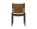 Argus Dining Chair - Nubuck Caramel Leather