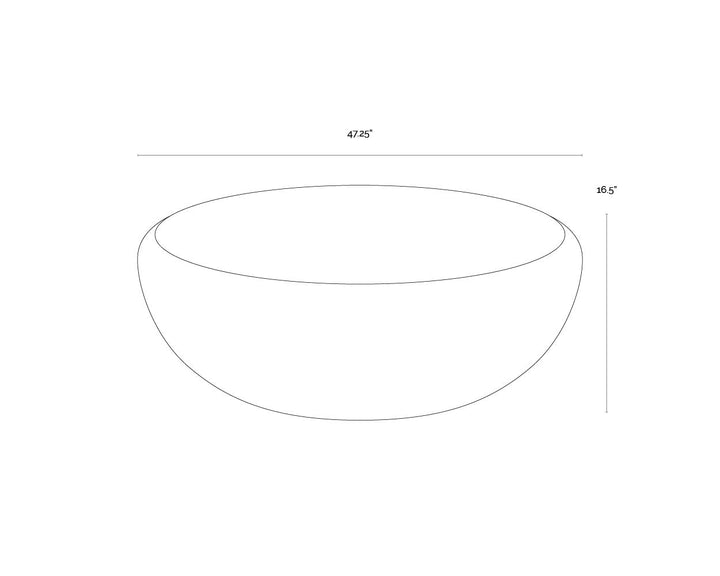 Iolite Coffee Table - White