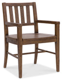 Driftwood Splatback Arm Chair | Worn Saddle