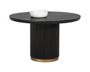 Kalla Dining Table - Round - Charcoal - 48"