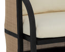 Palermo Lounge Chair - Charcoal - Stinson Cream